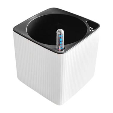 Imagem de WeiLaiKeQi Auto -rega do plantador de plantador de berçário Potamento de ornamento funcional contêiner vaso de flores para de jardinagem no jardim, M