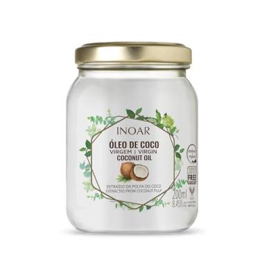 Imagem de Inoar, Óleo de Coco Extra Virgem, Hidratação Profunda, Força e Nutrição para Todos os Tipos de Cabelos, Vegano e Botânico - 200ml