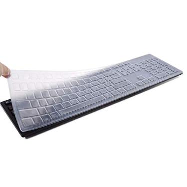Imagem de Capas de teclado DELL KM636 compatíveis com teclado Dell KB216 com fio e Dell Optiplex 5250 3050 3240 5460 7450 7050 e Dell Inspiron AIO 3475/3670/3477 Desktop multifuncional