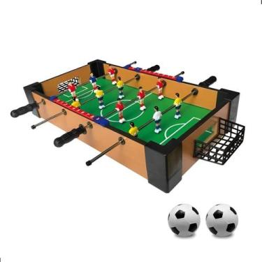 Imagem de Mesa Pebolim Infantil Verde Mini Totó Com Bolinha Zippy Toys