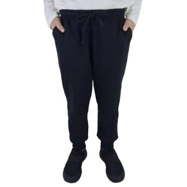 Imagem de Calça Juvenil Masculina KingJoe Moletom Comfort Preta CL1030, 08