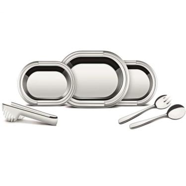 Imagem de Conjunto De Baixelas Ciclo 6 Peças Tramontina Inox