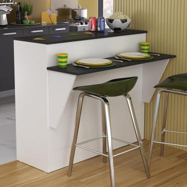 Imagem de Bancada Balcão/Mesa Cozinha Bélgica Multimóveis Br5484 Branca