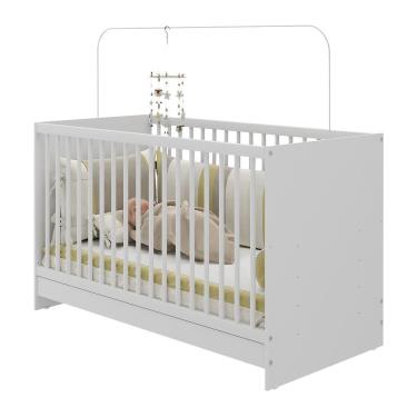 Imagem de Berço 3 Em 1 Com Colchão Incluso Mp0527gc Branco