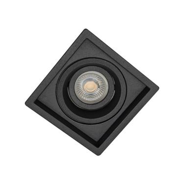 Imagem de Spot Embutir Recuado Microborda Mini-dicroica Mr11 Gu10 Preto - Interlight
