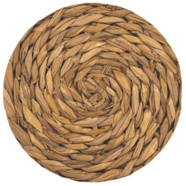 Imagem de Sousplat Palha Trançado Rústico Orgânico Mesa Posta