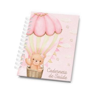 Imagem de Caderneta de Vacinação do Bebê Atualizada – Modelo SUS com Capa Dura para Menina – Registro de Vacinas, Saúde e Crescimento Infantil – Tema Ursinha Baloeira