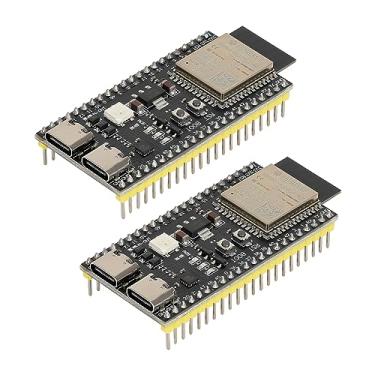 Imagem de YEJMKJ Placa De Desenvolvimento Esp32 S3 Com 2 Peças, Módulo Wi-Fi + Bluetooth, Processador Microcontrolador Núcleos Duplos Tipo C Esp32-S3-Wroom-1, Integra Funções E Ble Completas