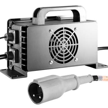 Imagem de Eliumsync Carregador De Bateria Chumbo-Ácido 1400 W, 48 V, 15 A, 3 Pinos, Plugue Original Cinza, Peça Única, Club Car Ds E Carrinhos Golfe Precedent