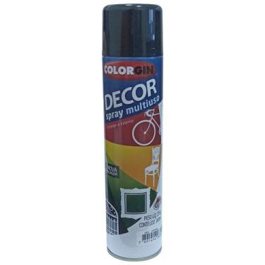 Imagem de Kit Tinta Spray Preto Brilhante Decor 4 Unidades Ref 8701 - COLORGIN