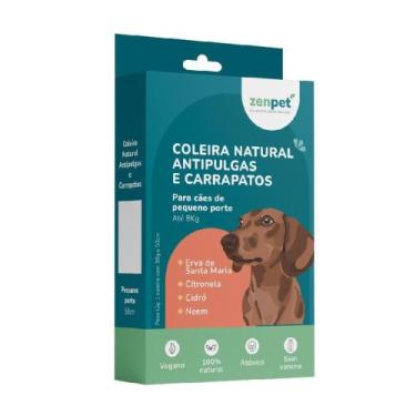 Imagem de Coleira Natural Antipulgas Carrapatos Cães Pequenos Zenpet