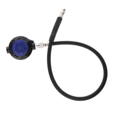 Imagem de UGPLM Regulador de snorkel de mergulho de 2º estágio com bocal transparente para ajuste de respiração, respirador de mergulho subaquático Explorer, Azul