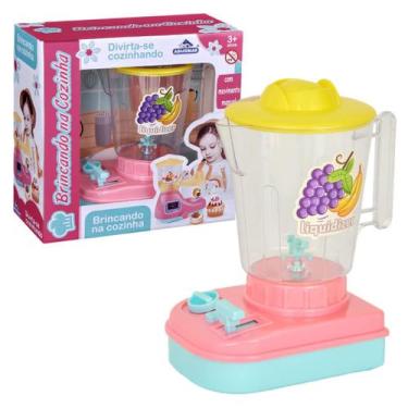 Imagem de Liquidificador Realista Brinquedo Infantil Cozinha Movimento - Adijoma