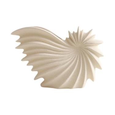 Imagem de Ioensy Vaso de cerâmica para flores, utensílios de mesa, vaso para botões, decorativo para plantas, suporte para lareira, centro de mesa, de flores para, S