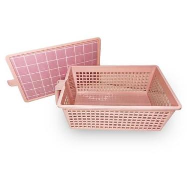 Imagem de Cesto Organizador Médio Multiuso P/ Gaveta Lavanderia Quarto - Inter.P