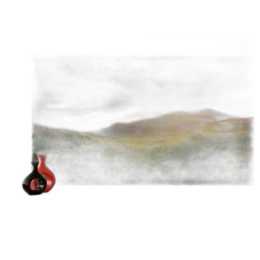 Imagem de Papel De Parede 3D Paisagem Por Do Sol Montanhas 3,5M Pds42 - Você Dec