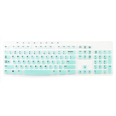 Imagem de Boaulee Capa de teclado de silicone para Logi MK270 e K200 K260 K270 MK200 MK260 MK270 MK275 MK295, lavável, antipoeira prontector de teclado (azul gradiente)