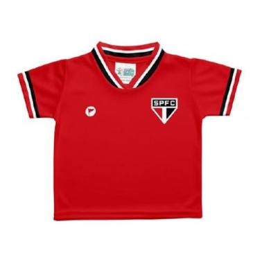 Imagem de Camiseta Bebê São Paulo Vermelha - Torcida Baby