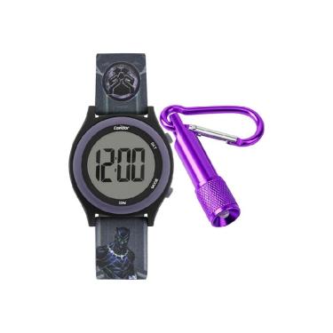 Imagem de Relógio Condor Masculino Ref: Cobj3572an/k8p Infantil Pantera Negra