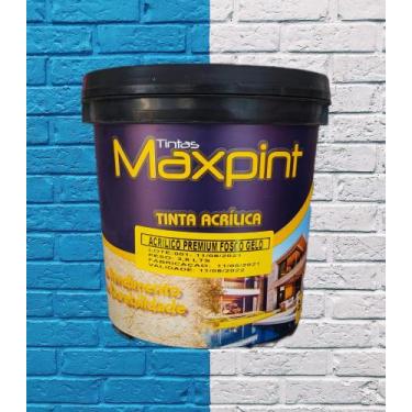 Imagem de Tinta Acrilica Premium Fosco Gelo - 3,6lts - MAXPINT