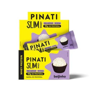 Imagem de Slim Whey Beijinho 35g - 16 Unidades - Pinati