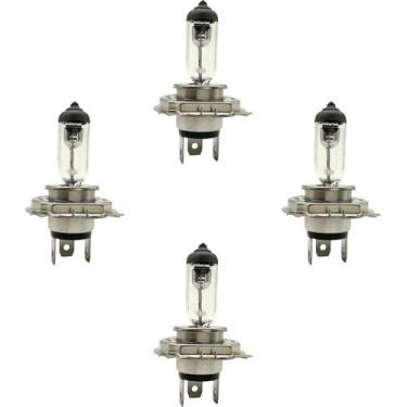 Imagem de Kit 4 Lâmpadas H4 Halógena Farol Alto Baixo Philips Standard 12V 60 55