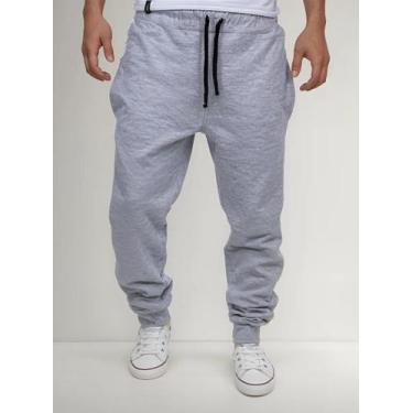 Imagem de Calça Moletom Masculina Conforto Durável Ideal Treino Lazer - Kallblac
