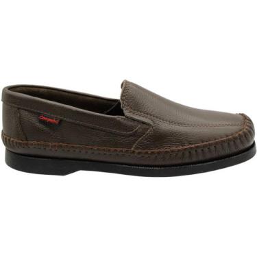 Imagem de Sapatilha Comparini Mocassim Confortável Floather Masculina, Marrom, 3
