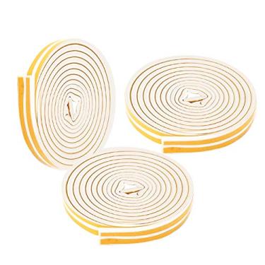 Imagem de KIMISS 3pcs Auto Adesivo Tripação de Tempo de Vedação - 5m de Porta e Janela à Prova de Som 9x6mm - EPDM à Prova d'água e de Oídio