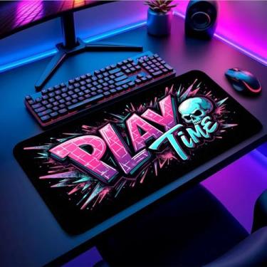 Imagem de Mouse Pad Gamer Premium Play Time Splash 120x40