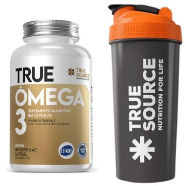 Imagem de Combo True Source - Omega 3 com Vitamina E - 180 Caps + Coqueteleira oficial