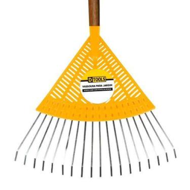 Imagem de Vassoura para Grama com Palheta em Aço 380mm - DTOOLS