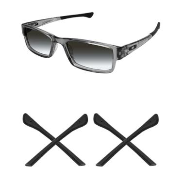 Imagem de Mryok 2 pares de meias auriculares de substituição para óculos Oakley Airdrop/Airdrop A/Airdrop MNP/Traildrop - Preto e preto