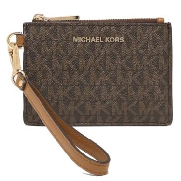 Imagem de Michael Kors Bolsa pequena para moedas Mercer, Marrom, One Size, Bolsa pequena para moedas Jet Set