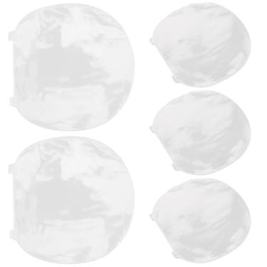 Imagem de POPETPOP Película Protetora De Borracha Para Raquete Tênis Mesa, 5 Peças, Acessório Proteção Pingue-Pongue Transparente