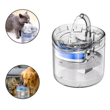 Imagem de Fonte de Água Automática para Pets Silencioso com Filtro P/ Gatos Cães