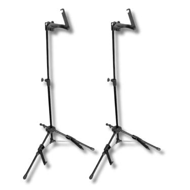 Imagem de Kit 2 Suporte De Chão Para Instrumento De Corda Com Trava