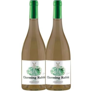 Imagem de Kit 2 Garrafas Vinho Branco Charming Rabbit Chardonnay 750ml