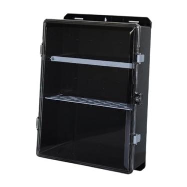 Imagem de KiBcsLic Caixa de distribuição de energia elétrica externa, plugue de proteção, disjuntor de alta resistência, proteção contra intempéries para oficina, 30 Cm X 12 Cm X 44.5