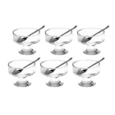 Imagem de Jogo de Taças para Sobremesa Ruvolo Verona Vidro 225ml 12  Peças