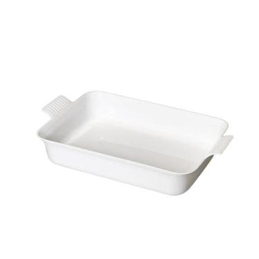 Imagem de Travessas Com Alça Pequenas Paramount Servir Salada Cor Branco 35,5X21