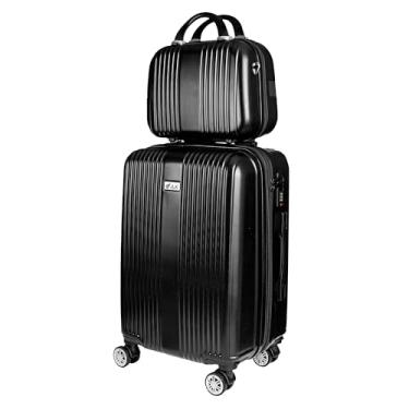 Imagem de Mala Viagem Bordo 10 Kg (Preta, Mala 8Kg + Frasqueira P)