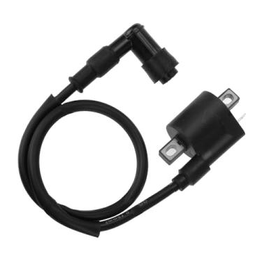 Imagem de MOXRUQ Bobina de ignição de motocicleta, bobina de ignição de bicicleta de sujeira 125cc, compatível com motor vertical CG 125cc 150cc 200cc 250cc ATV Dirt Bike Scooter Buggy Go Kart (preto)