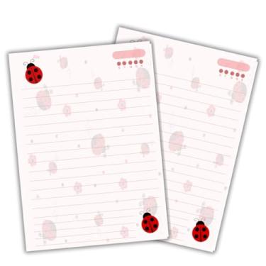 Imagem de Refil miolo de fichário 80 folhas universitário pautado Joaninha decorado