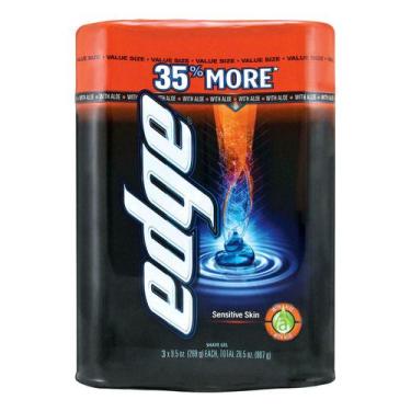 Imagem de Gel de barbear Binoa Edge Sensitive Skin Advanced 280 ml (3x)