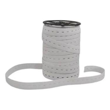 Imagem de Elastico Aurata Zanotti 20 Branco 18mm Rolo 50mts - no-brand