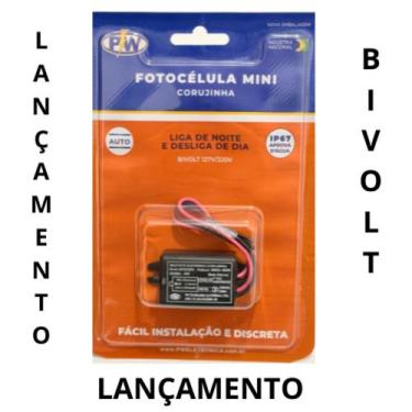 Imagem de Fotocélula mini corujinha - PW, Preto, Bivolt