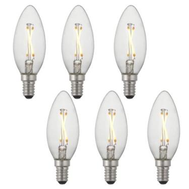 Imagem de Lâmpada LED de candelabro Modvera Lighting 2W 2700K E12 25W, pacote co