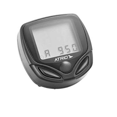 Imagem de Ciclocomputador Atrio com Suporte 15 funções Material em PC e EPS Preto - BI043