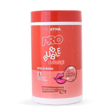 Imagem de Creme Hidratante Proativa Multifuncional Pro Bubble Sabor Morango 1Kg 
